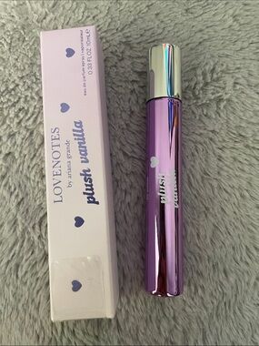 Love Notes Plush Vanilla Rollerball - Metallic Purple & Silver